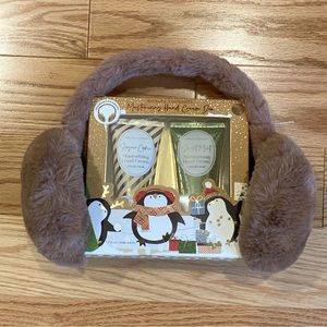 Moisturizing Hand Cream Duo with Faux Fur Earmuffs